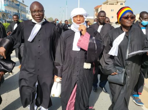 Participation à la marche contre les injustices organisée par les professions judiciaires libérales du Tchad